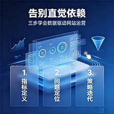 榕江建站-告别直觉依赖：三步学会数据驱动网站运营