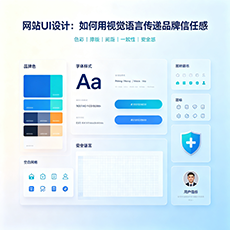 榕江建站-网站UI设计：如何用视觉语言传递品牌信任感