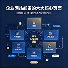 黔东南建站-企业网站必备的六大核心页面