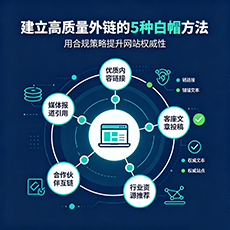 黔东南建站-建立高质量外链的5种白帽方法